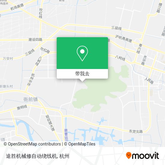 途胜机械修自动绕线机地图