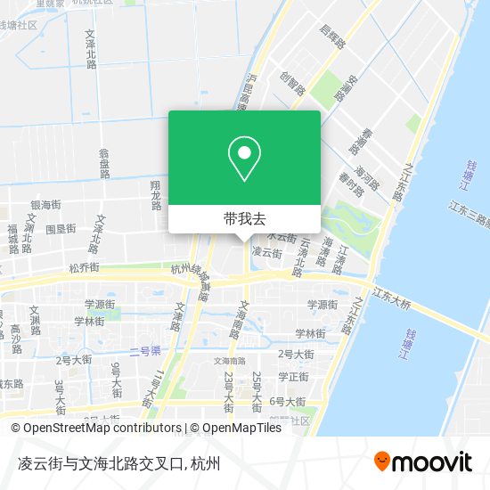凌云街与文海北路交叉口地图