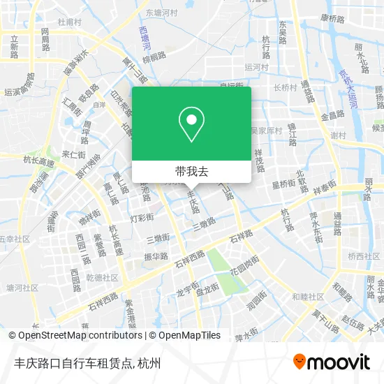 丰庆路口自行车租赁点地图