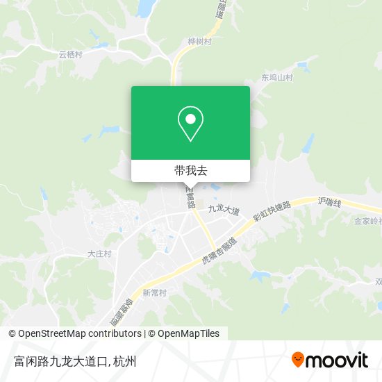 富闲路九龙大道口地图