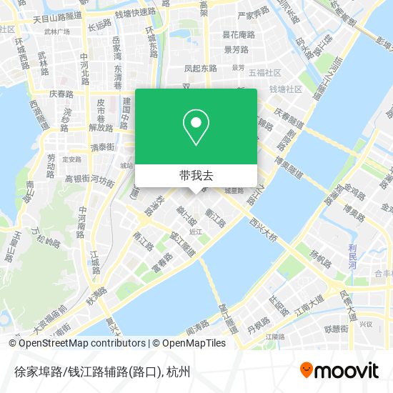 徐家埠路/钱江路辅路(路口)地图