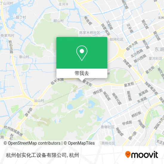 杭州创实化工设备有限公司地图
