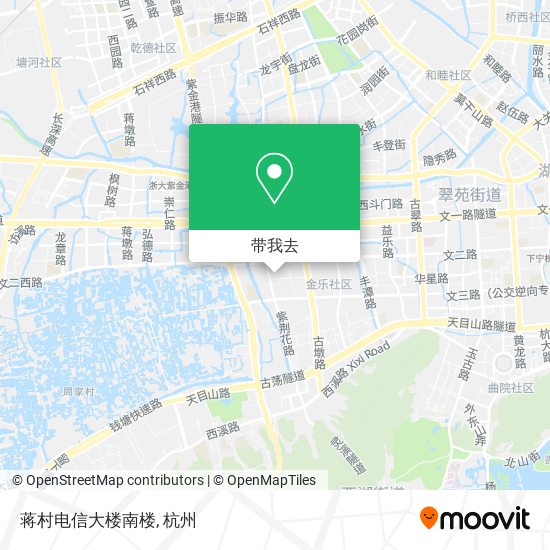 蒋村电信大楼南楼地图