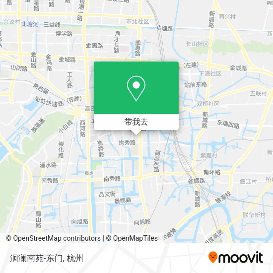 洄澜南苑-东门地图