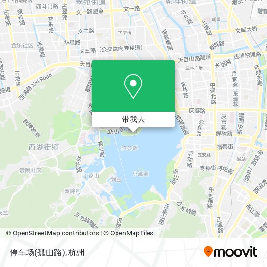 停车场(孤山路)地图