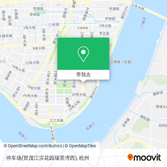 停车场(世茂江滨花园瑞景湾西)地图
