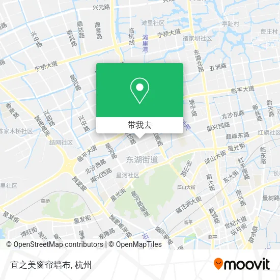 宜之美窗帘墙布地图