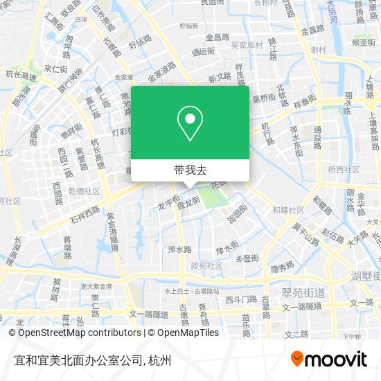 宜和宜美北面办公室公司地图