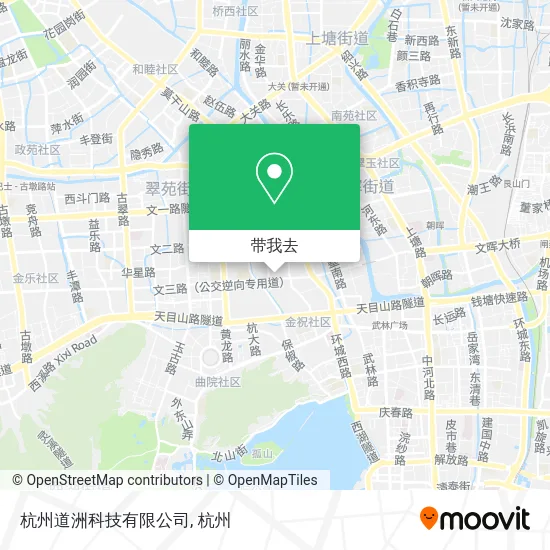 杭州道洲科技有限公司地图