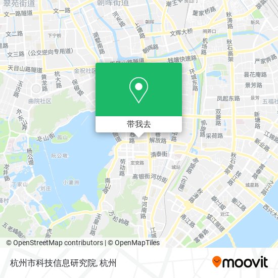 杭州市科技信息研究院地图