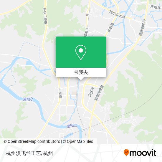 杭州澳飞丝工艺地图