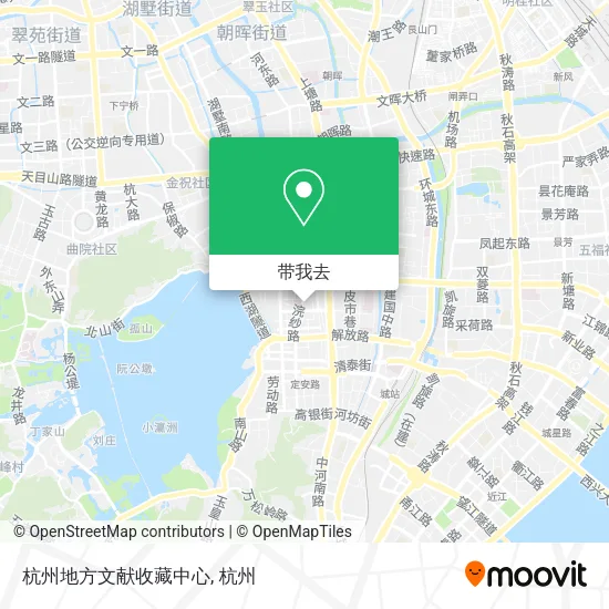 杭州地方文献收藏中心地图