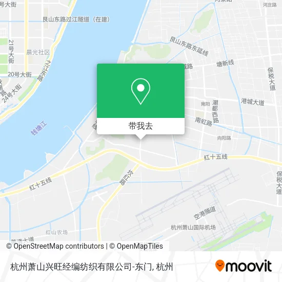 杭州萧山兴旺经编纺织有限公司-东门地图