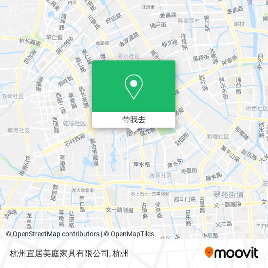 杭州宜居美庭家具有限公司地图