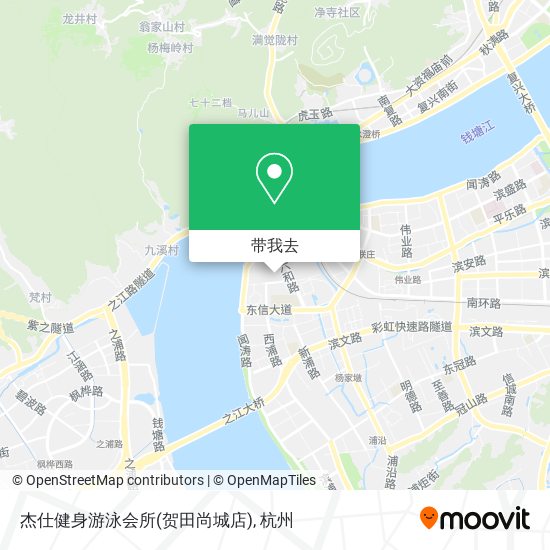 杰仕健身游泳会所(贺田尚城店)地图