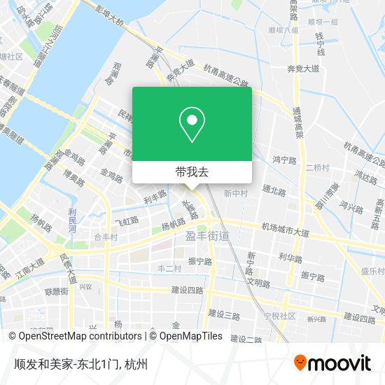 顺发和美家-东北1门地图