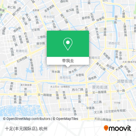 十足(丰元国际店)地图