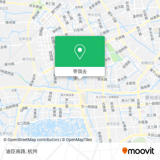 迪臣南路地图