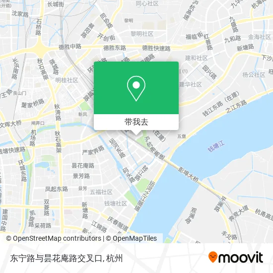 东宁路与昙花庵路交叉口地图