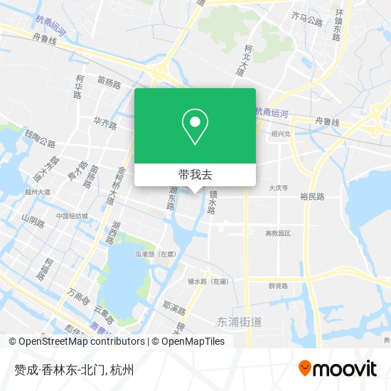 赞成·香林东-北门地图