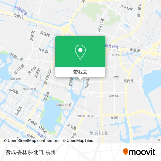 赞成·香林东-北门地图