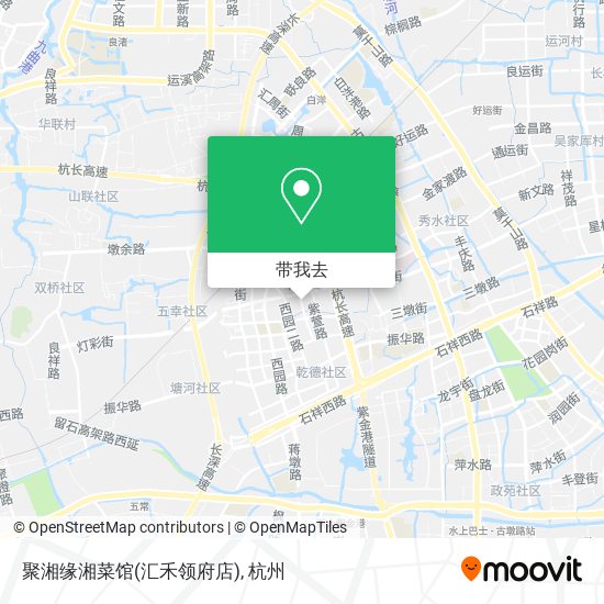 聚湘缘湘菜馆(汇禾领府店)地图