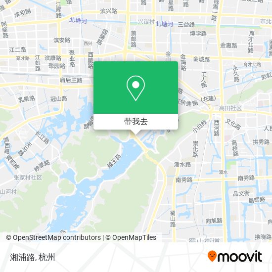 湘浦路地图
