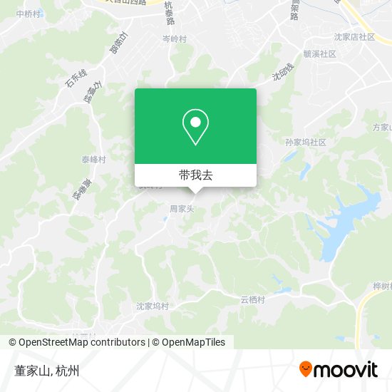 董家山地图