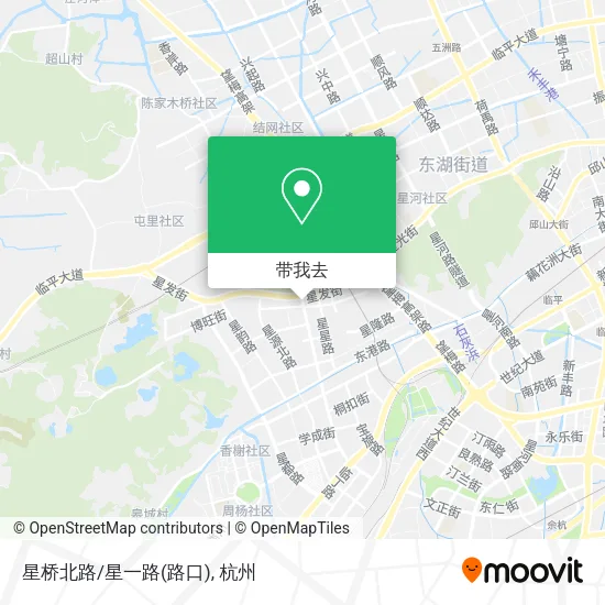 星桥北路/星一路(路口)地图