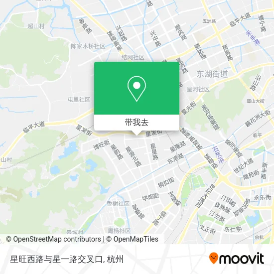 星旺西路与星一路交叉口地图