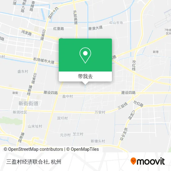 三盈村经济联合社地图