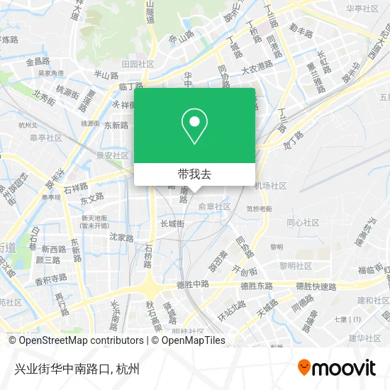 兴业街华中南路口地图