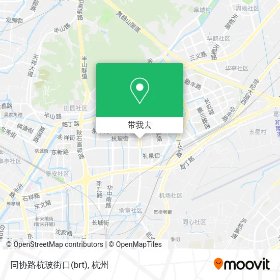 同协路杭玻街口(brt)地图