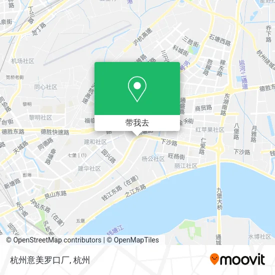 杭州意美罗口厂地图