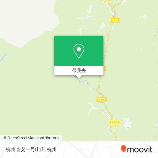 杭州临安一号山庄地图