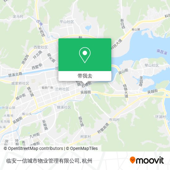 临安一信城市物业管理有限公司地图