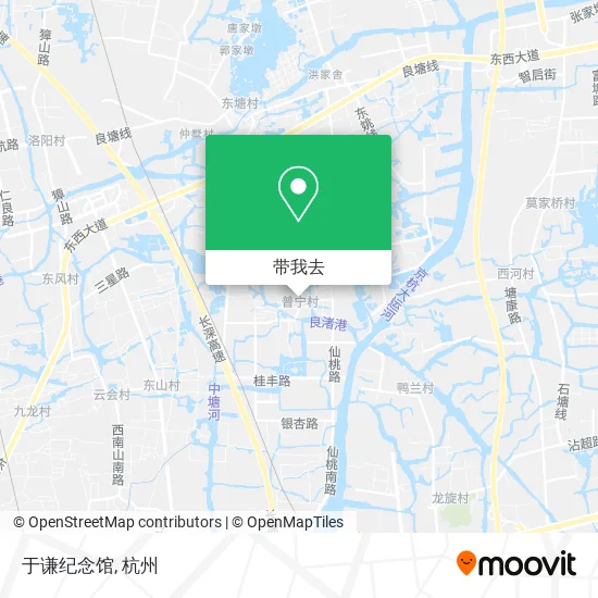 于谦纪念馆地图