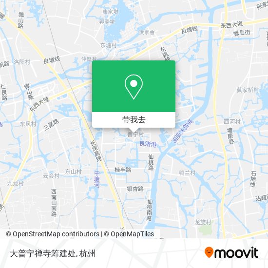 大普宁禅寺筹建处地图