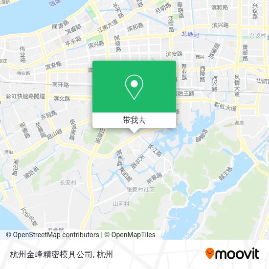 杭州金峰精密模具公司地图