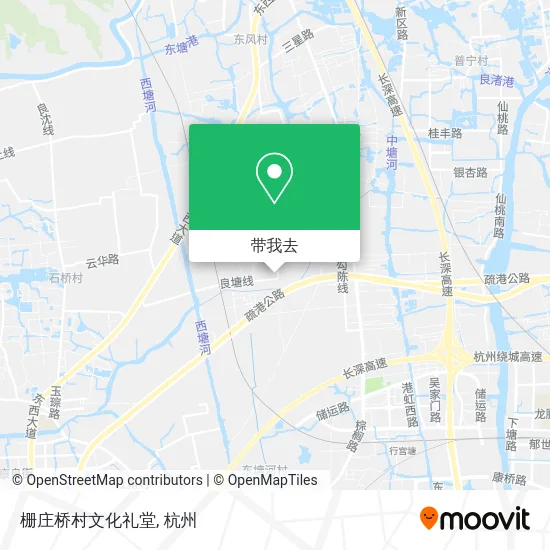 栅庄桥村文化礼堂地图