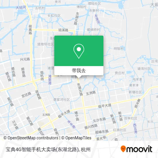 宝典4G智能手机大卖场(东湖北路)地图
