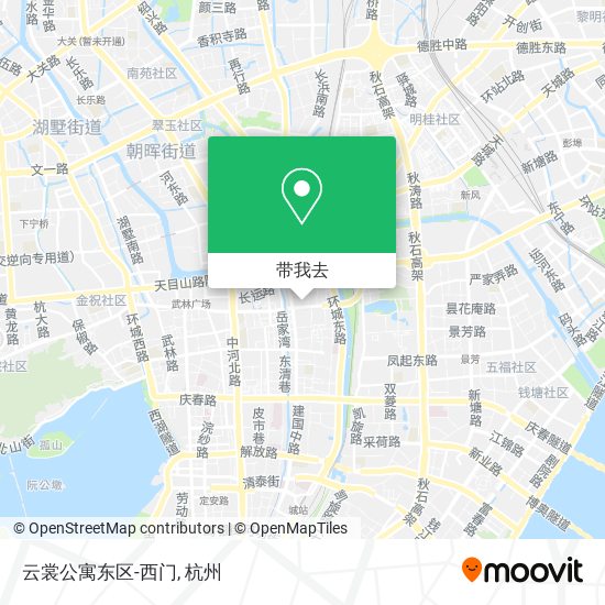 云裳公寓东区-西门地图