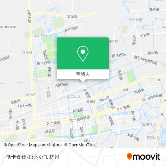 低卡食物和沙拉们地图