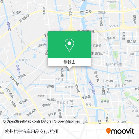 杭州杭宇汽车用品商行地图