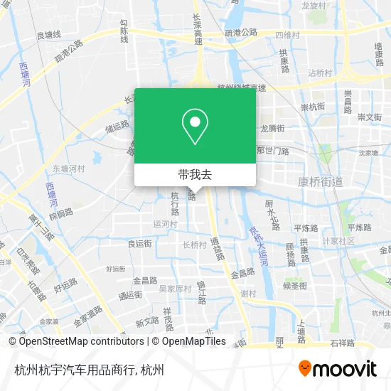 杭州杭宇汽车用品商行地图
