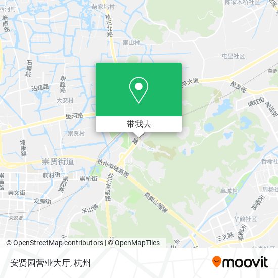 安贤园营业大厅地图