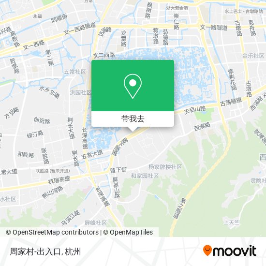 周家村-出入口地图