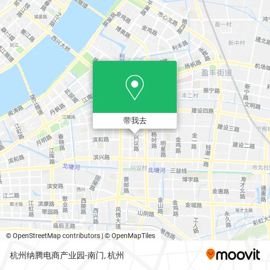 杭州纳腾电商产业园-南门地图