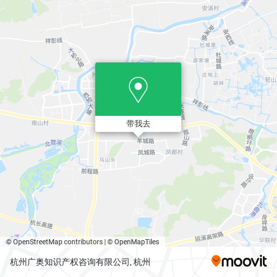 杭州广奥知识产权咨询有限公司地图