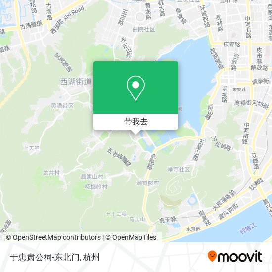 于忠肃公祠-东北门地图